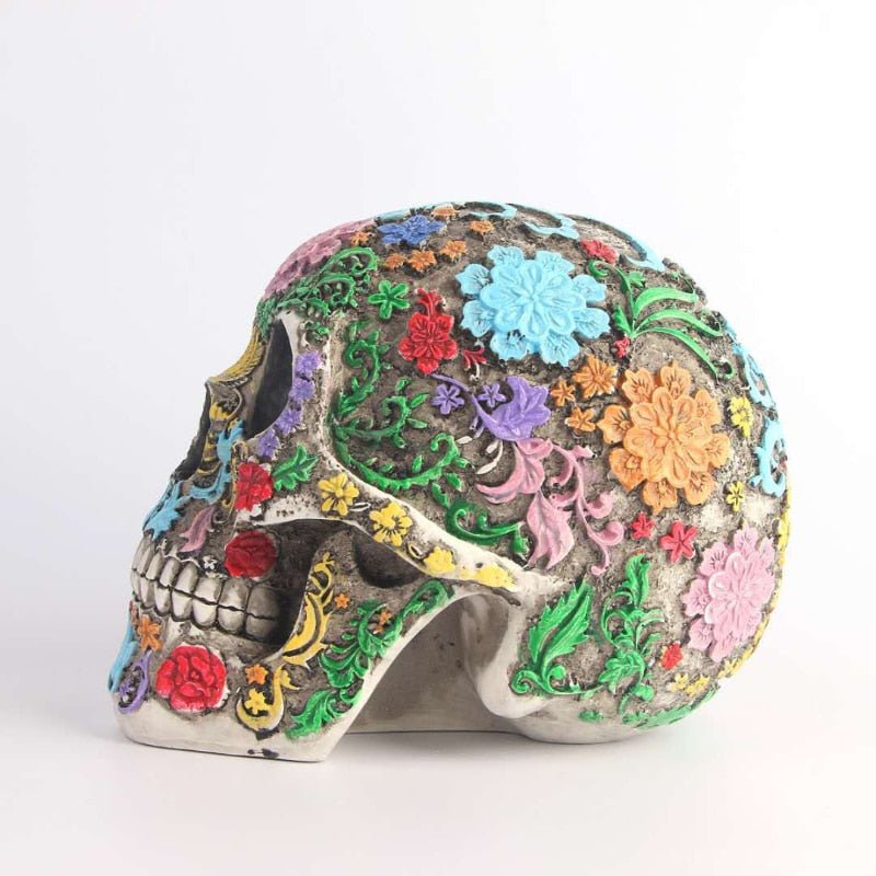 Sugar Skulls Skull Statue