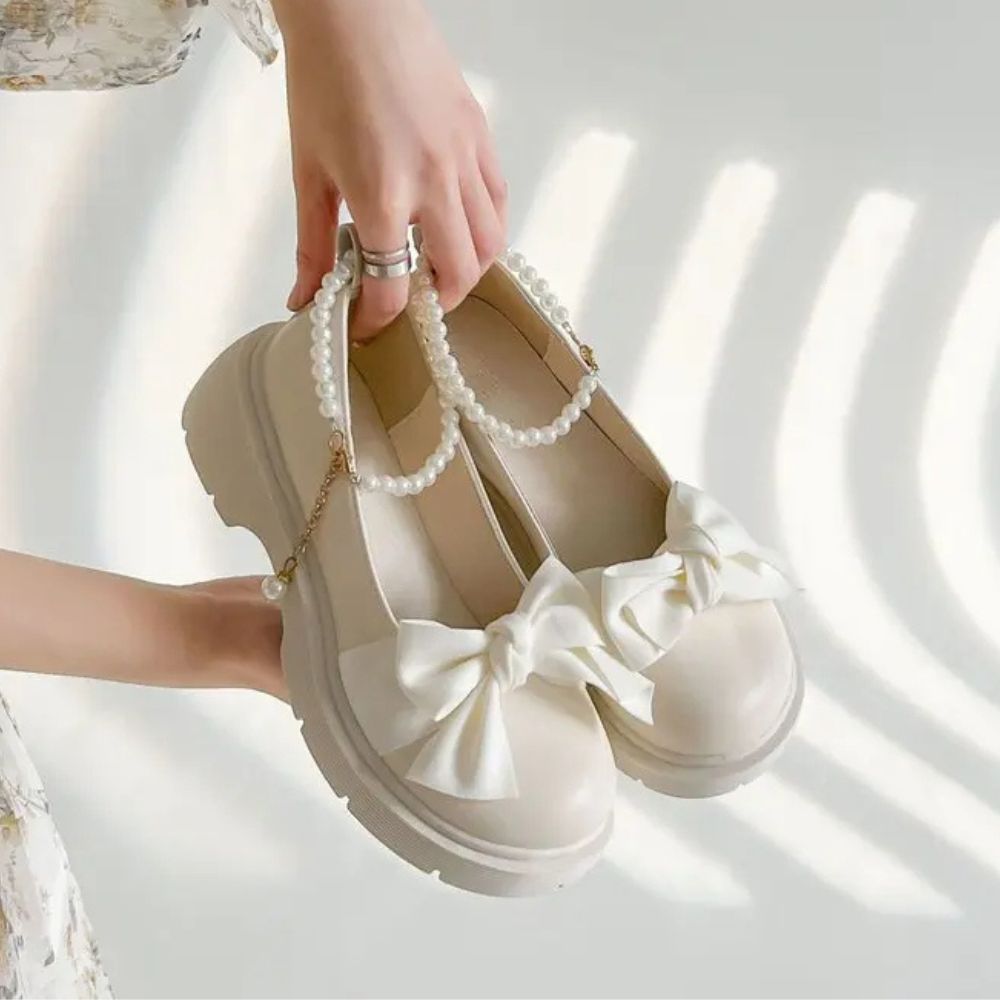 Pearl Whirl Mary Janes Schuhe