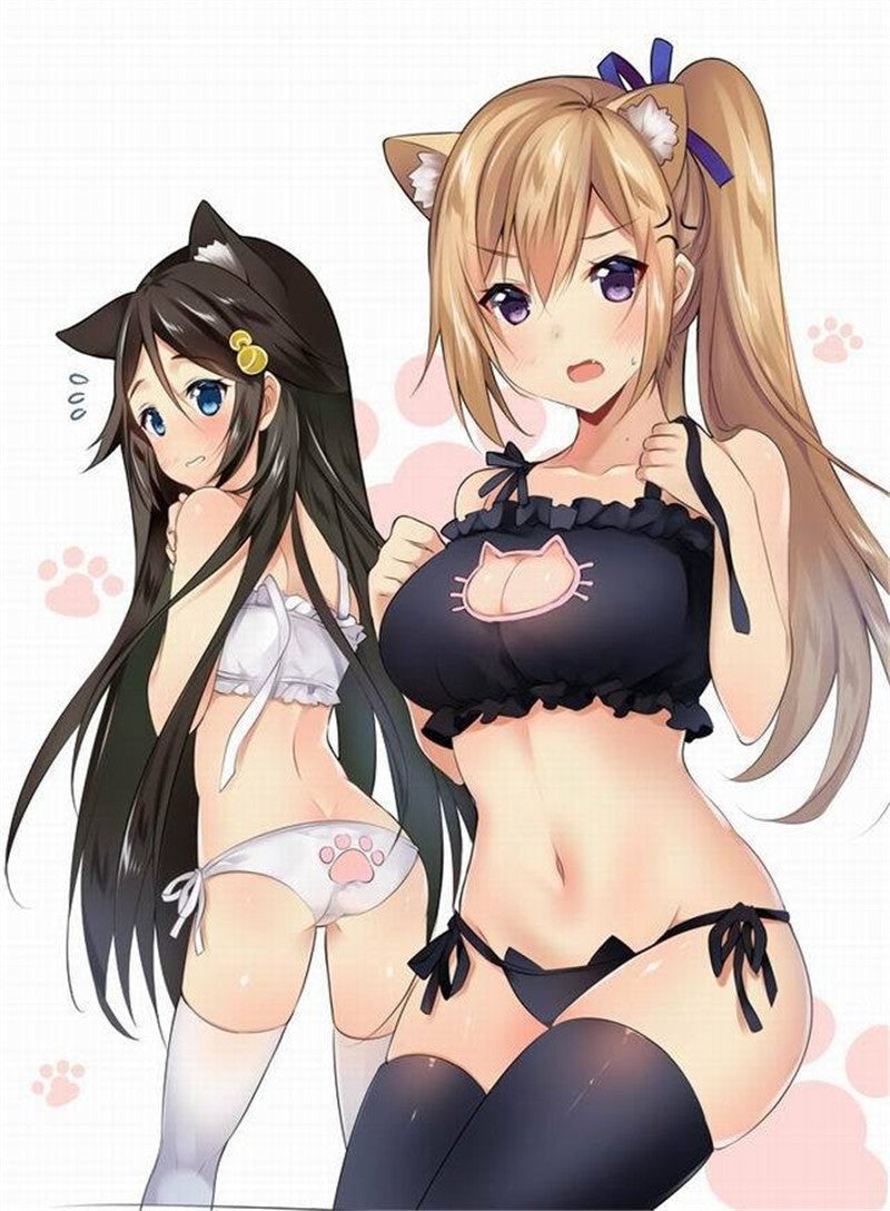 Ensemble complet de lingerie pour chat Cosplay