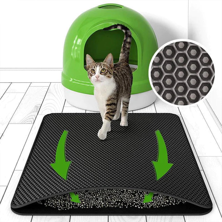 Purrfect Litter Mat™ | Kattebakkemåtte til rene gulve