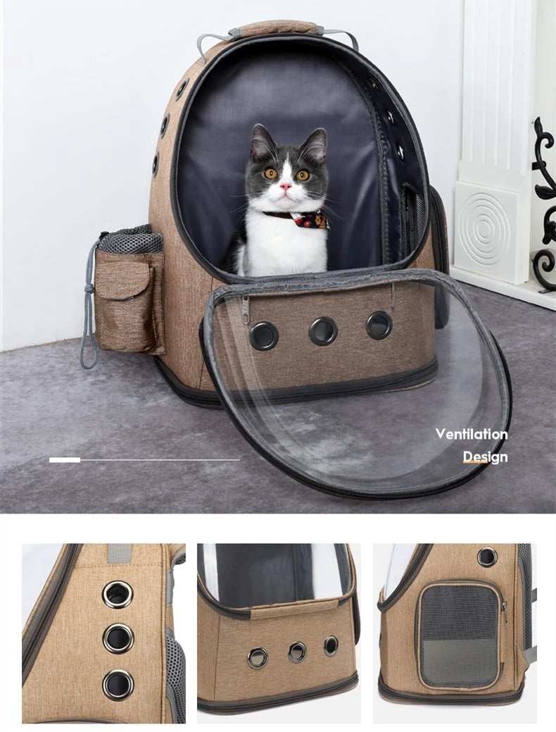 Astronauten-Raumschiff-Katze Rucksack