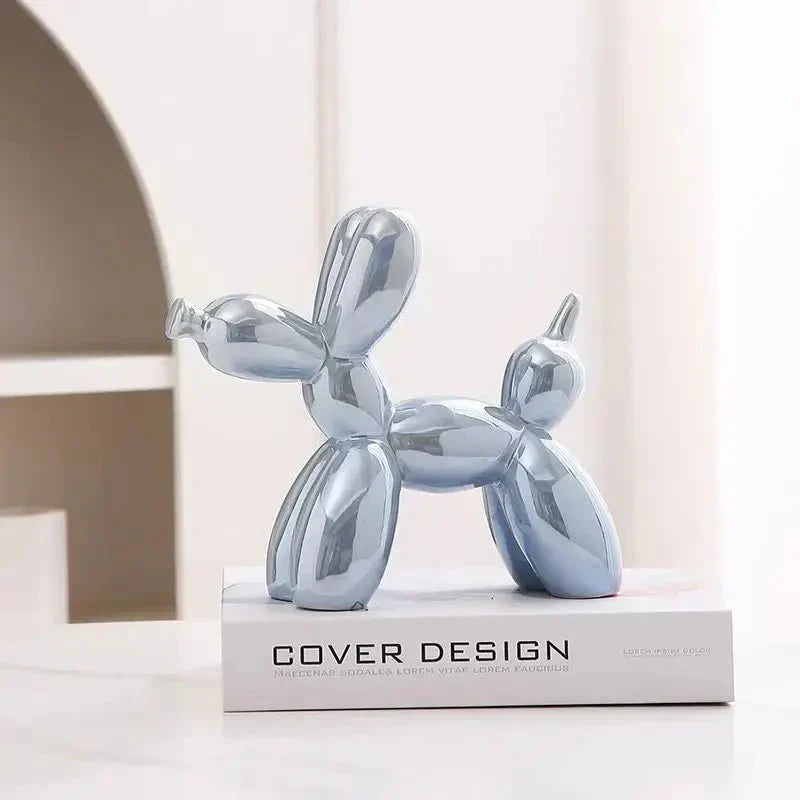 Ceramic Glossy Balloon Dog Ornament