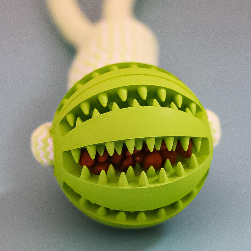 ChewRope Tug Ball: Dog Chew Toy with Tug-of-War Rope