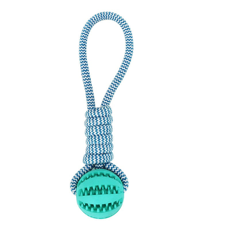 ChewRope Tug Ball: Dog Chew Toy with Tug-of-War Rope