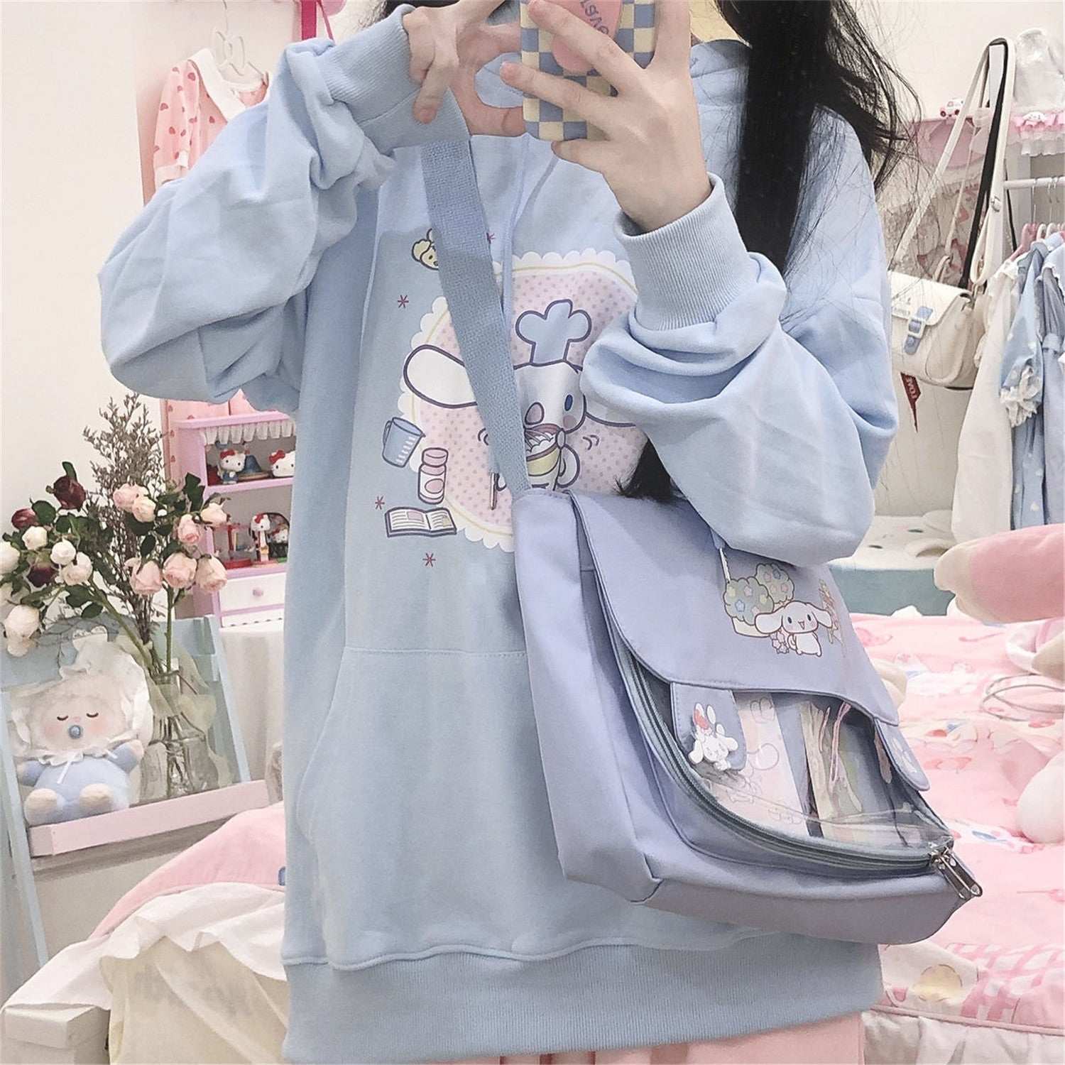 Cinnamoroll Cake Hoodie