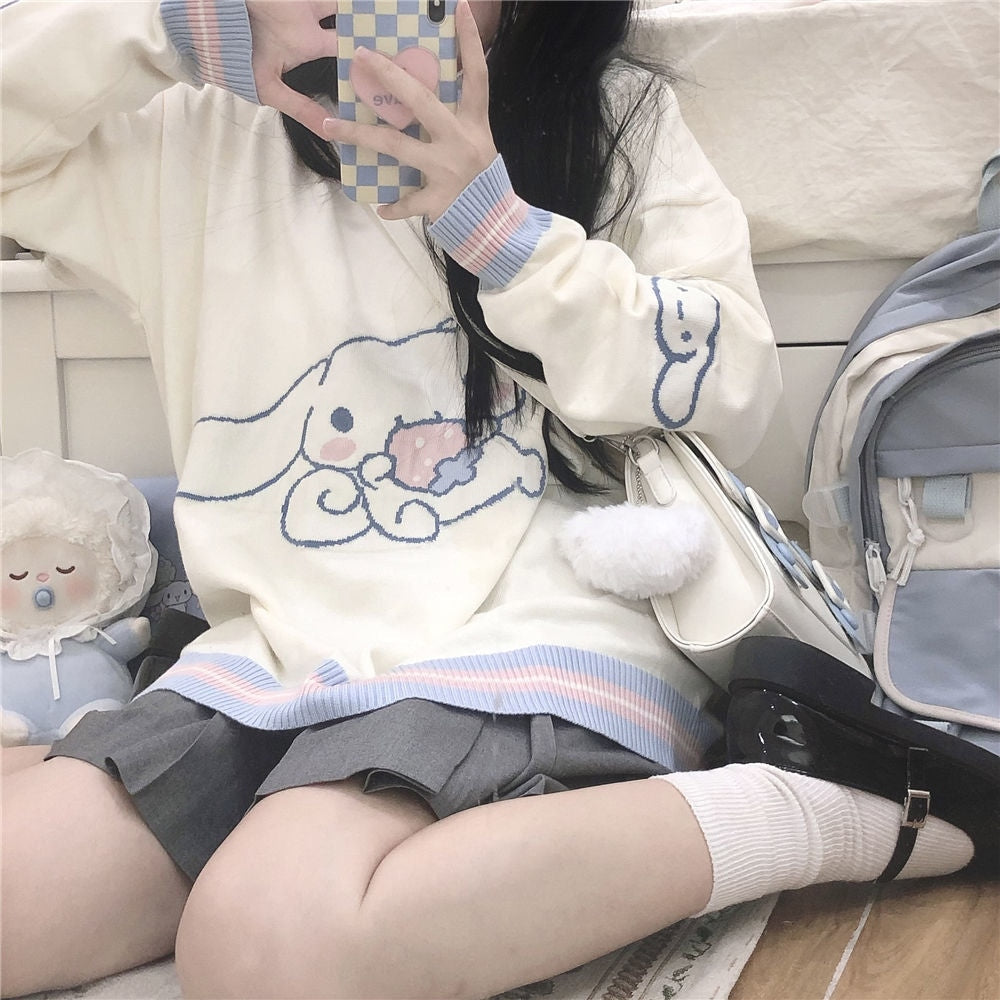 Cinnamoroll Knit Hoodie