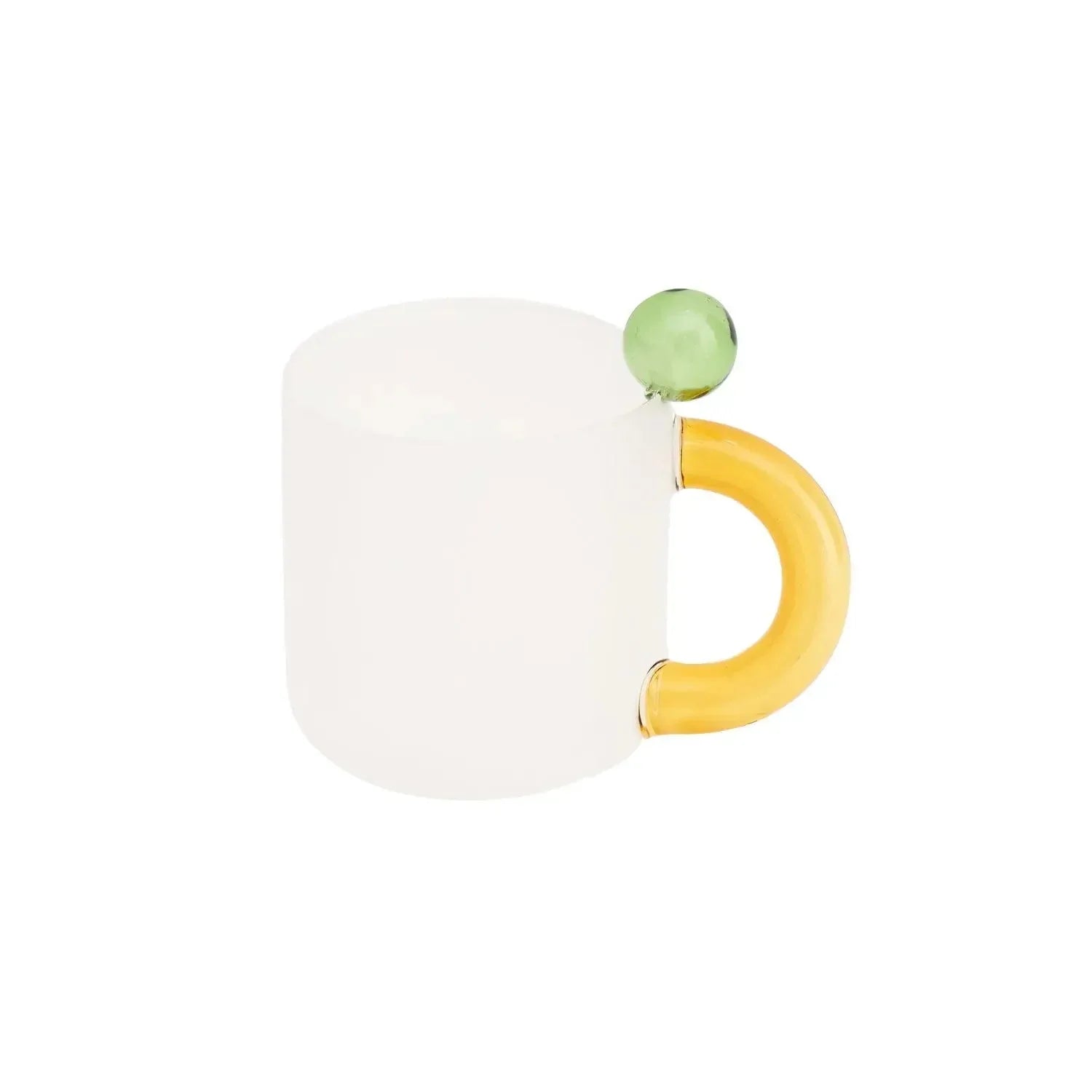 Coffee Mug With Contrasting Chunky Handle