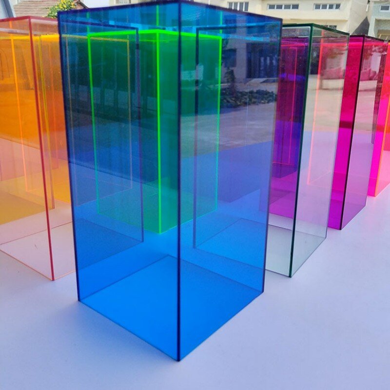 Colorful Acrylic Display Storage Box