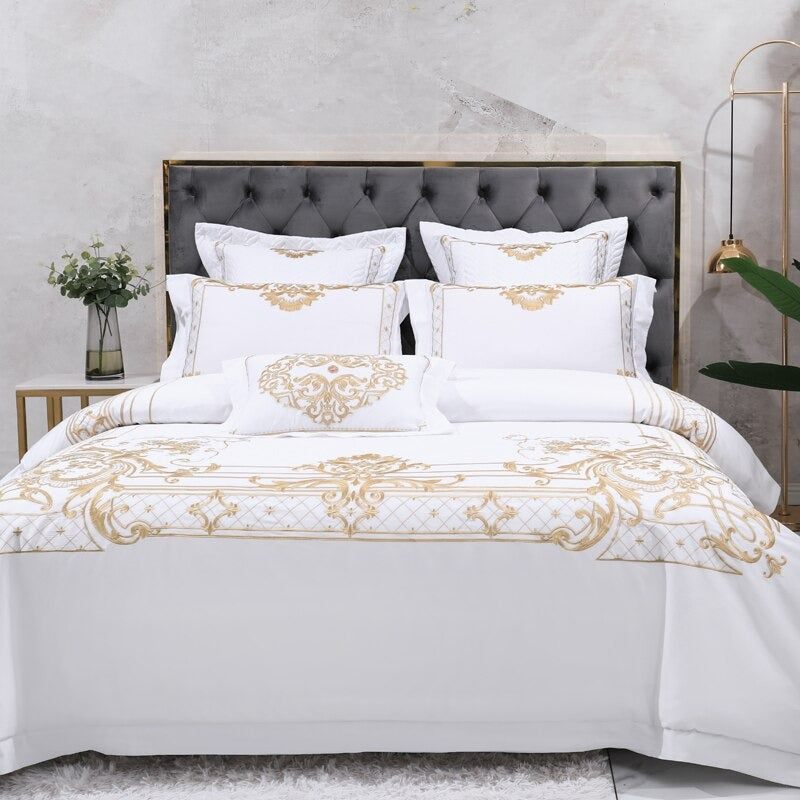 Concentric Duvet Cover Set (Egyptian Cotton, 1000 TC)