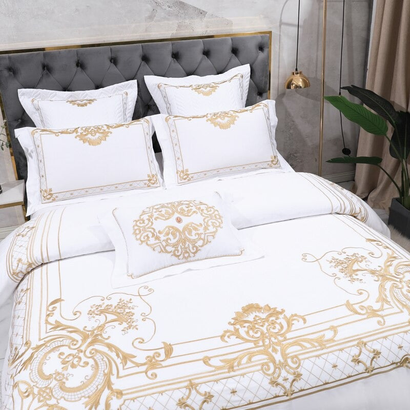 Concentric Duvet Cover Set (Egyptian Cotton, 1000 TC)