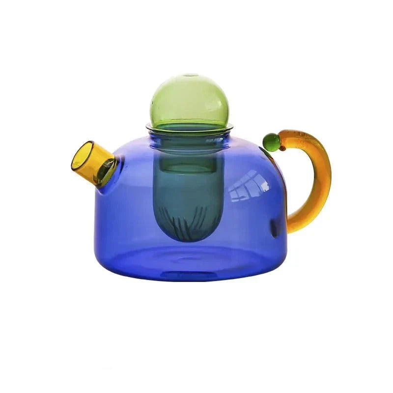  kettle שקוף בצבע מנוגד עם ספל אופציונלי