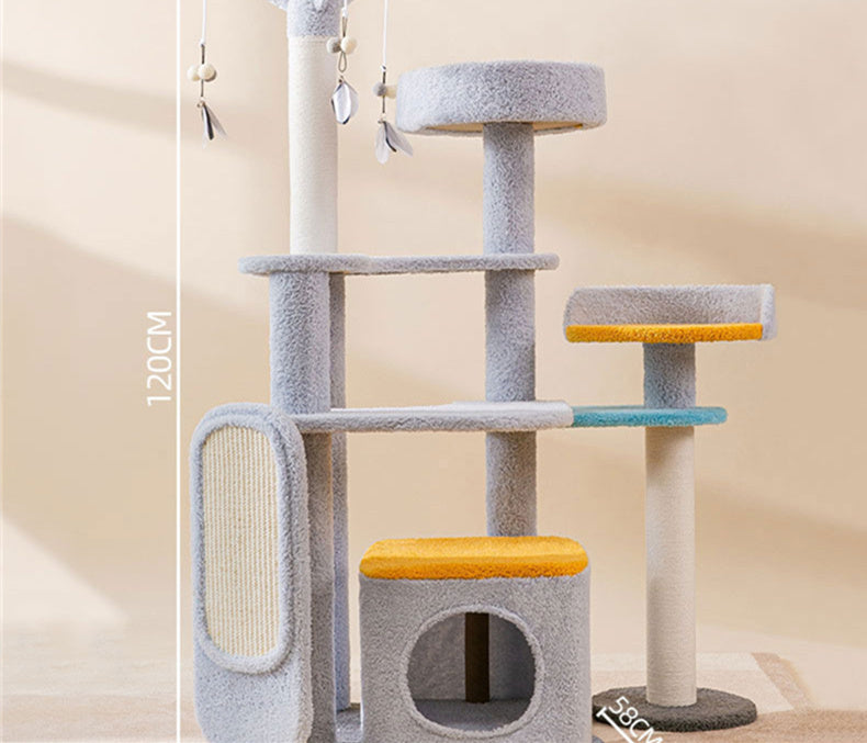 Collection CosmicClimb Cat Tower : Grande station à gratter à plusieurs niveaux