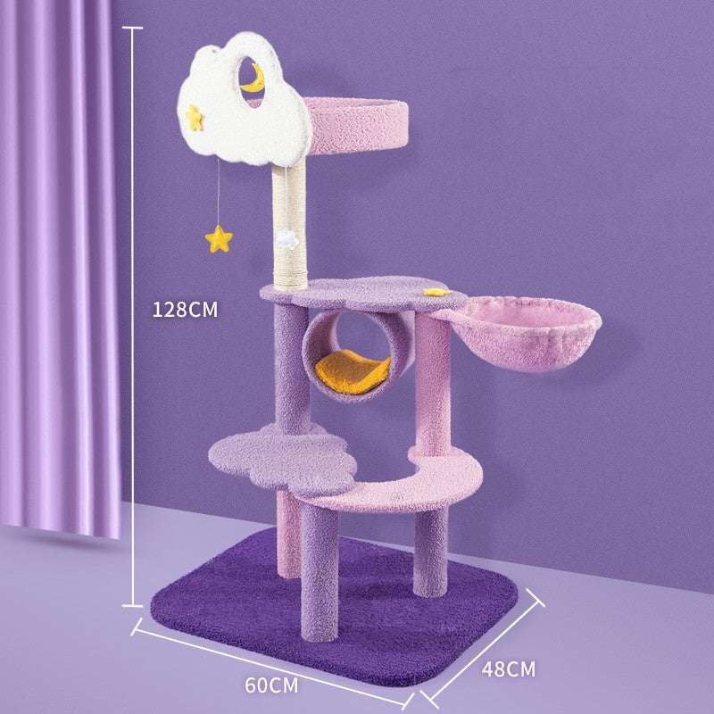 Coleção de Torres de Gato CosmicClimb: Grande Estação de Arranhar Multi-Nível