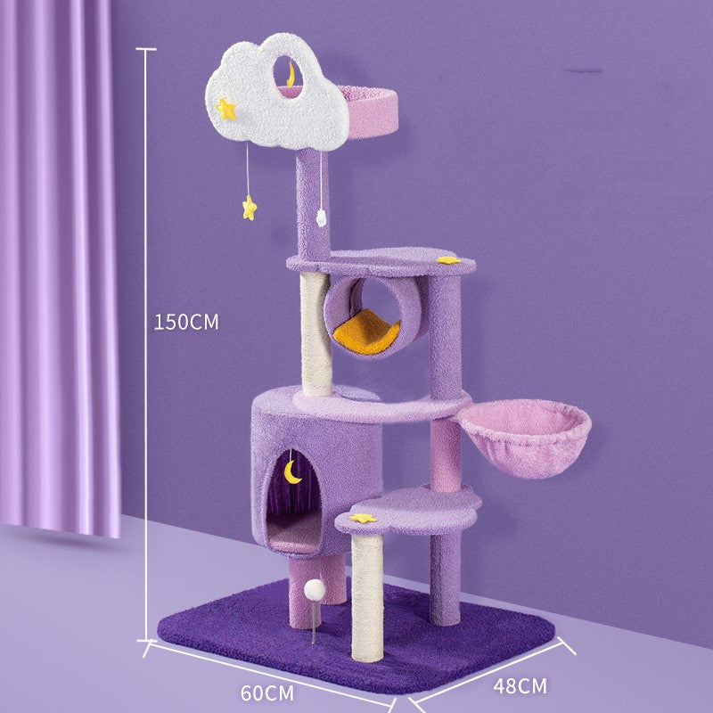 Coleção de Torres de Gato CosmicClimb: Grande Estação de Arranhar Multi-Nível