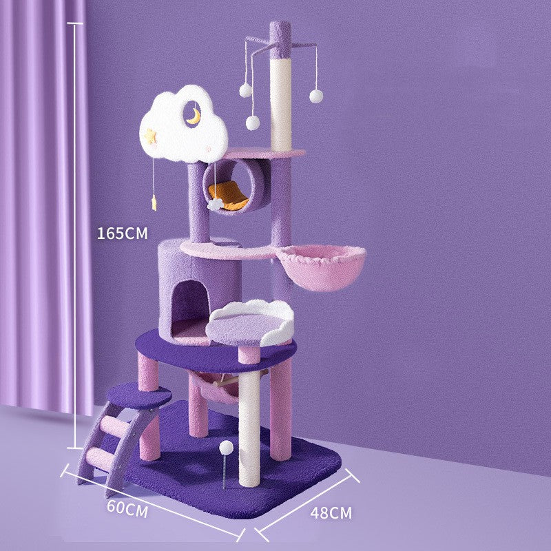 Coleção de Torres de Gato CosmicClimb: Grande Estação de Arranhar Multi-Nível