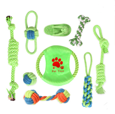 Knotty Play: Cotton Rope Knot Legetøjssæt til hunde