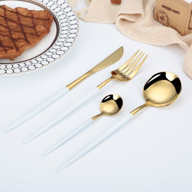 Modern Golden Flatware Sets