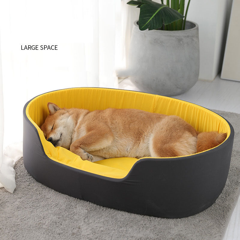 Cozy Haven Retreat: All-Season Vaskbar Pet Bed