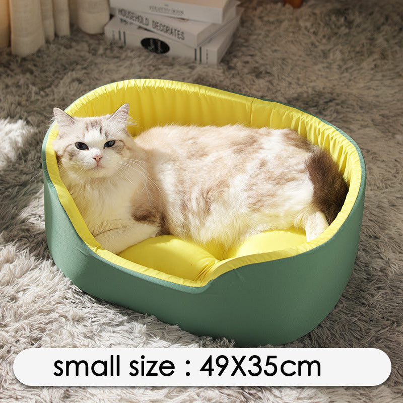 Cozy Haven Retreat: All-Season Vaskbar Pet Bed