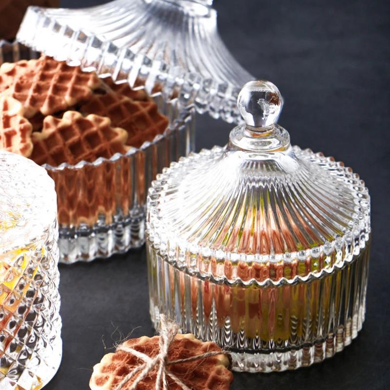 Crystal Glass Storage Jars