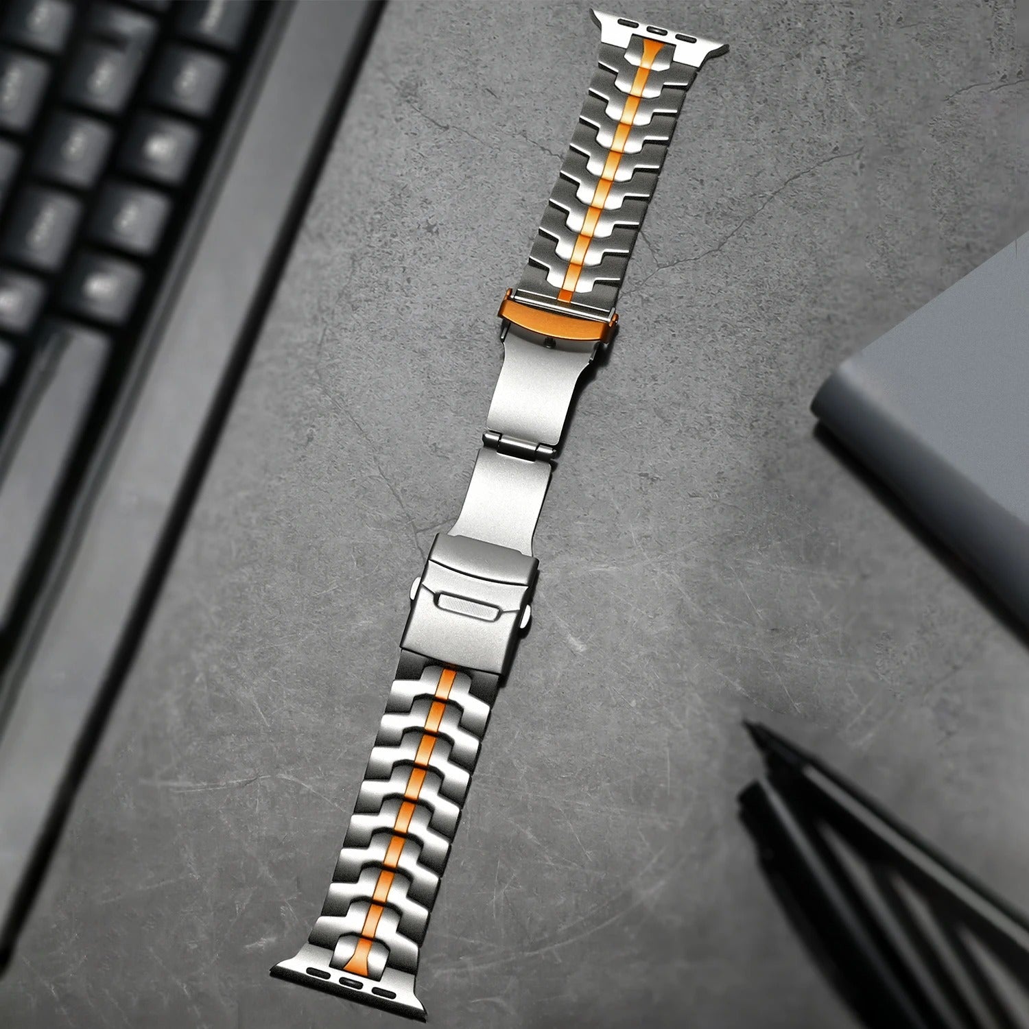 Keith Lane | Luksus Titanium Apple Watch Band