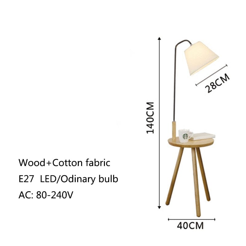 Vanessa Moderne Vloerlamp Met Tafel