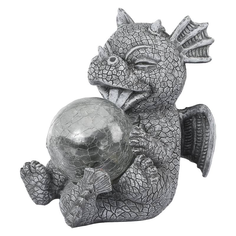 Garden statue - Draconis - Solar Lighting - Resin Dragon Statue lamp