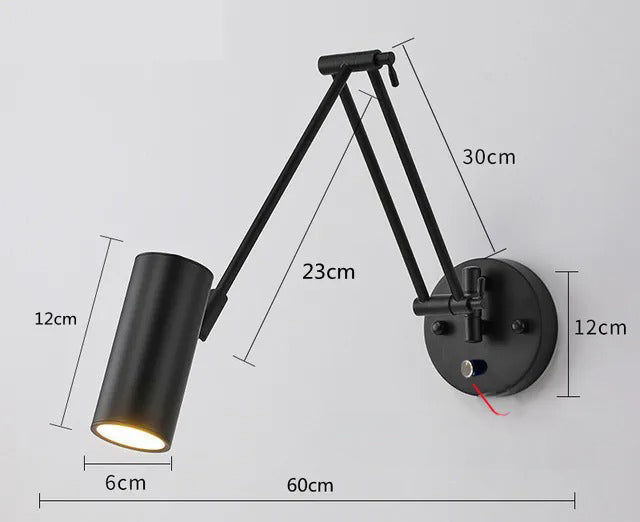 ÉtudeLum - Lumină de perete LED dimabilă pentru birou sau dormitor