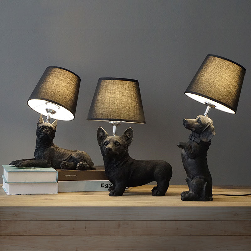 PupElegance - Art Deco Dog Table Lamp