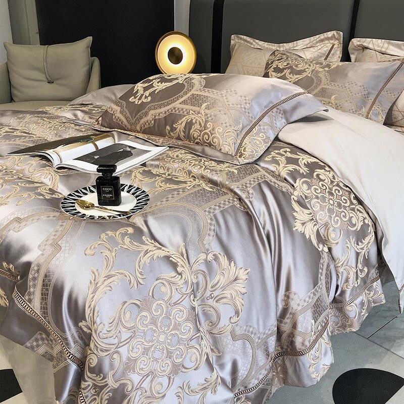 Damask Luxury 1000 TC Duvet Cover Set