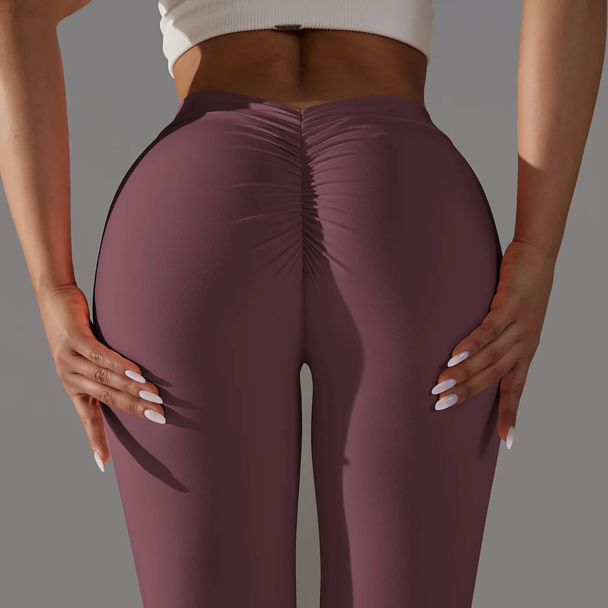 V-Back High Waisted Leggings