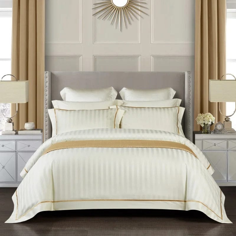 Prestige White Duvet Cover Set (Egyptian Cotton)