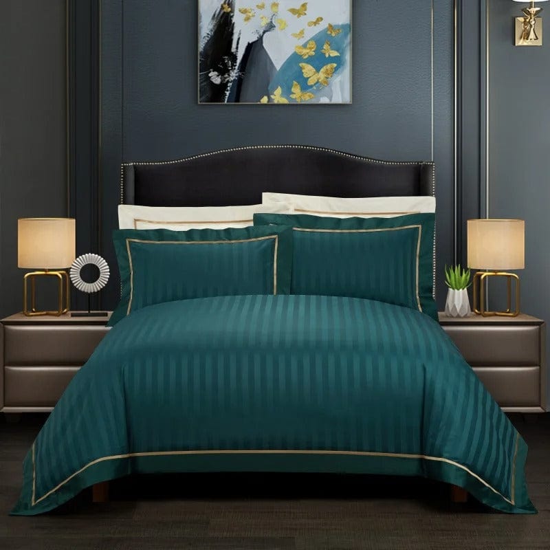 Prestige Emerald Green Duvet Cover Set (Egyptisk Bomull)