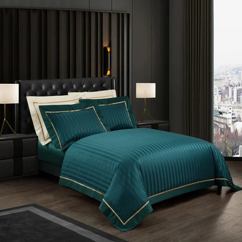 Prestige Emerald Green Duvet Cover Set (Egyptská bavlna)