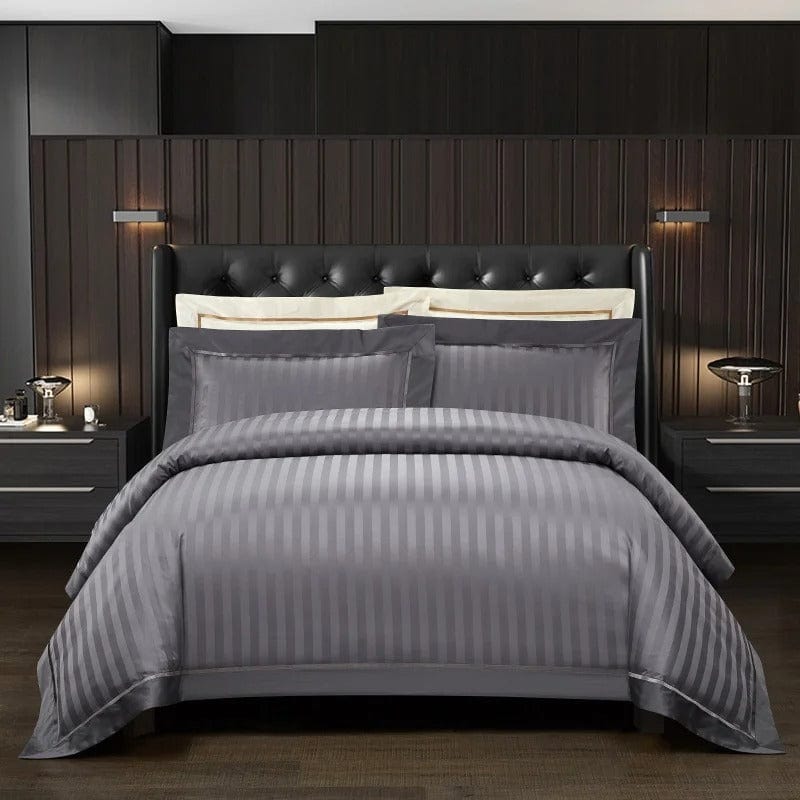 Prestige Grey Duvet Cover Set (Egyiptomi Pamut)