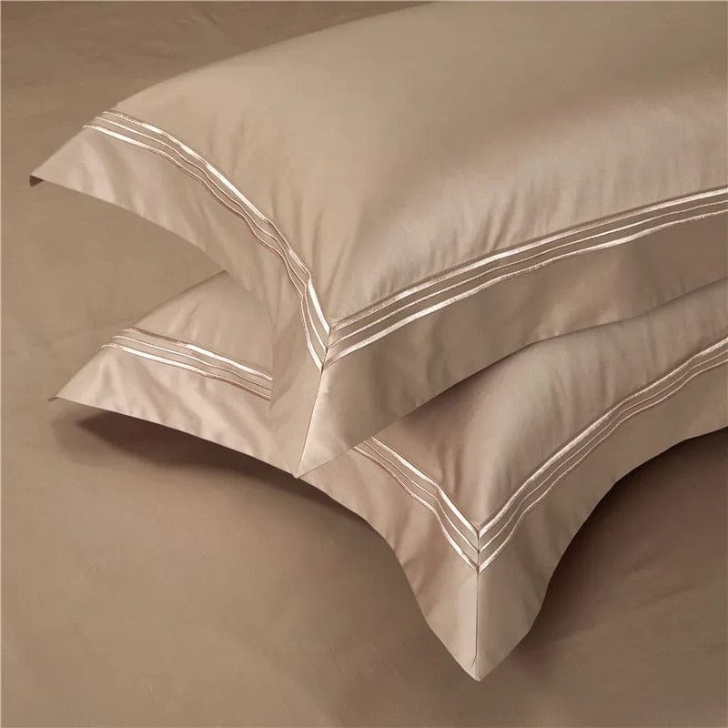 Prestige Champagne Duvet Cover Set (Egyptian Cotton)