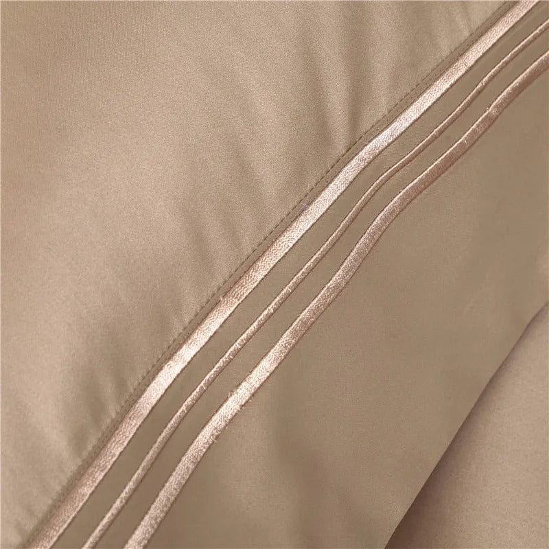 Prestige Champagne Duvet Cover Set (Egyptian Cotton)