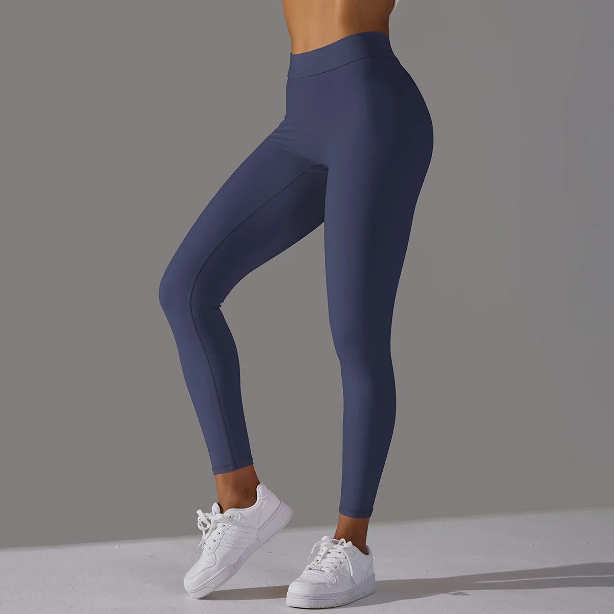 Leggings de cintura alta con espalda en V