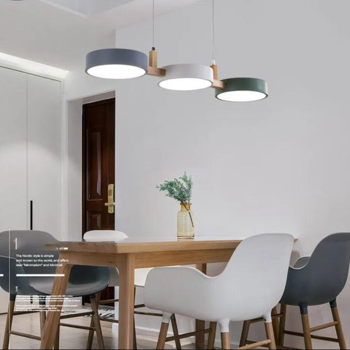 TrioGlow Modern LED Pendant