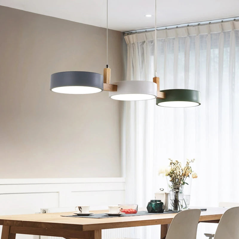 TrioGlow Modern LED Pendant