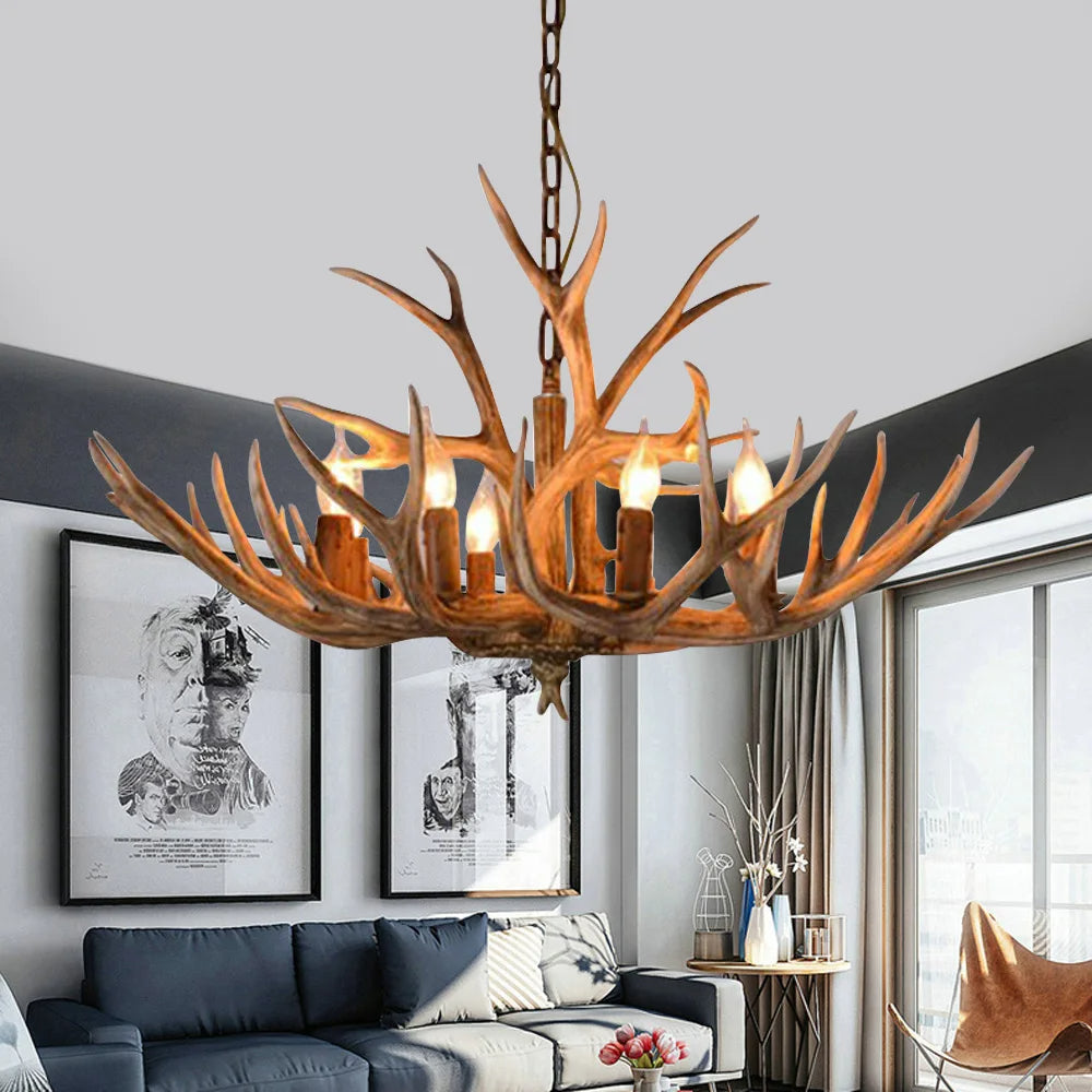 Lampadario Woodland Antler Glow