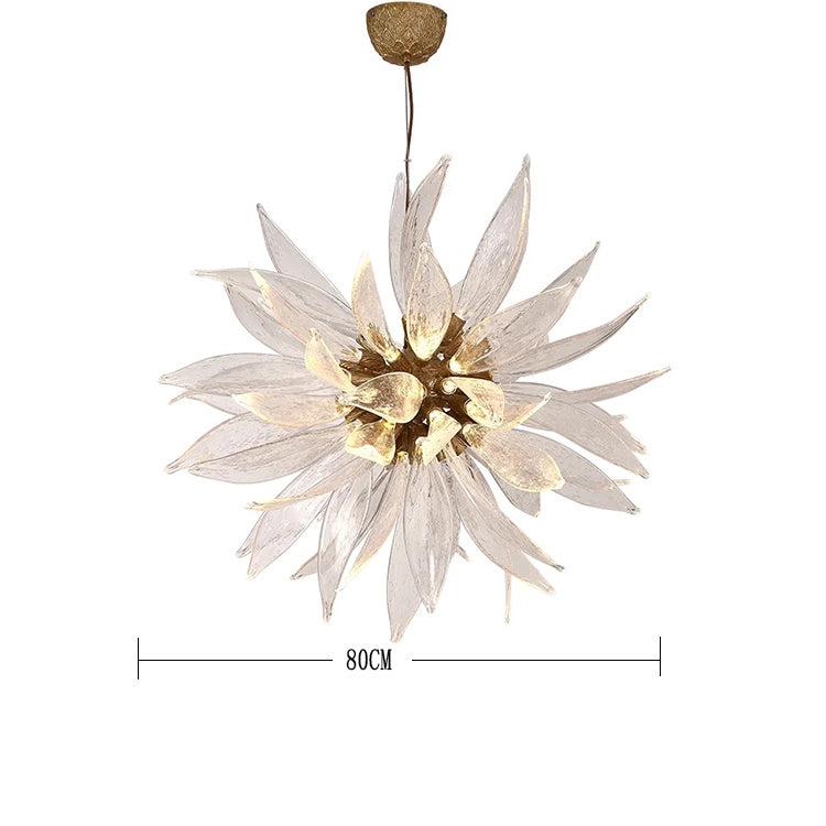 Sunflower Glass Chandelier