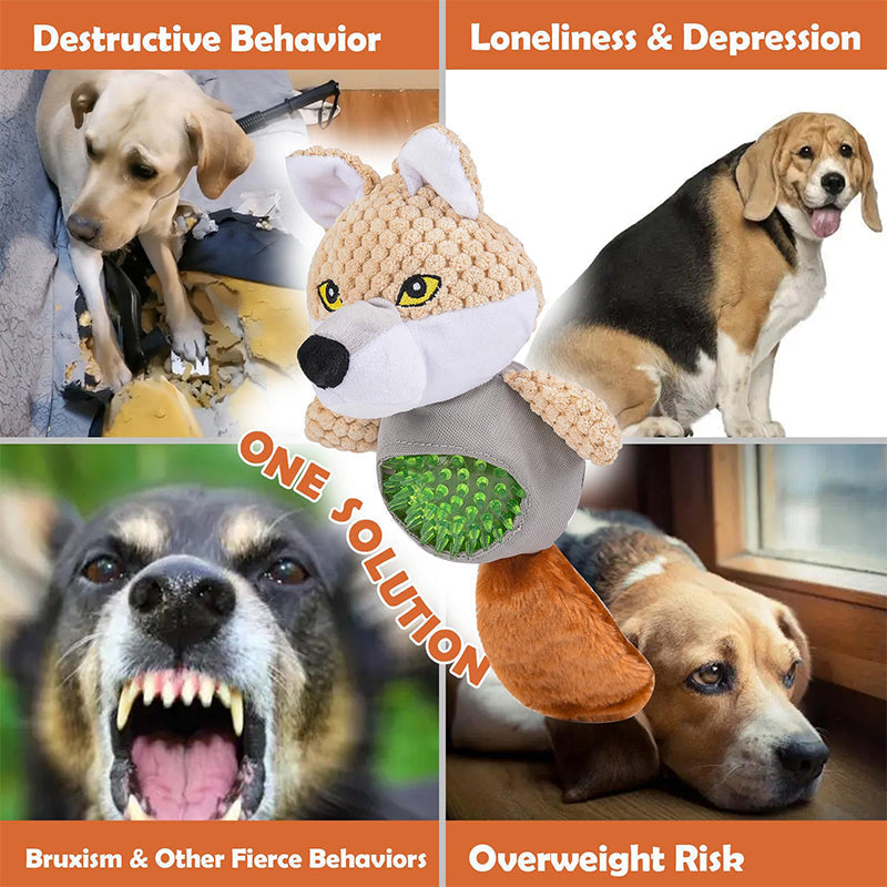 Indestructible Dog Plush Anti-Anxiety Toy