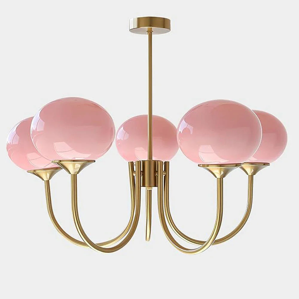 Blush Glow Chandelier