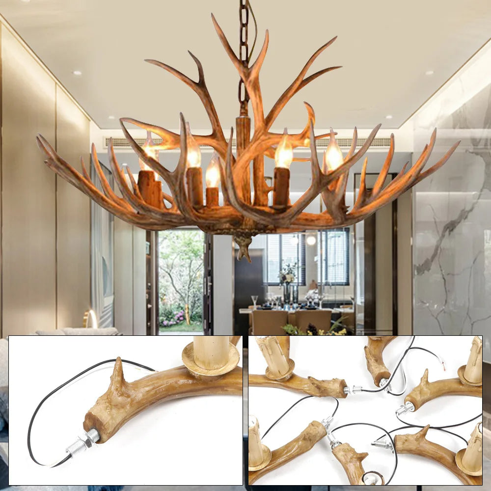 Woodland Antler Glow Kranse