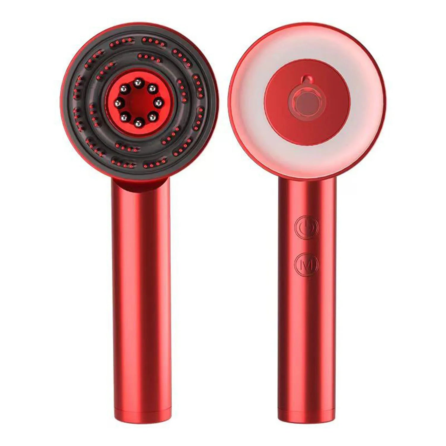 Massager de cuir chevelu à lumière rouge 3 en 1