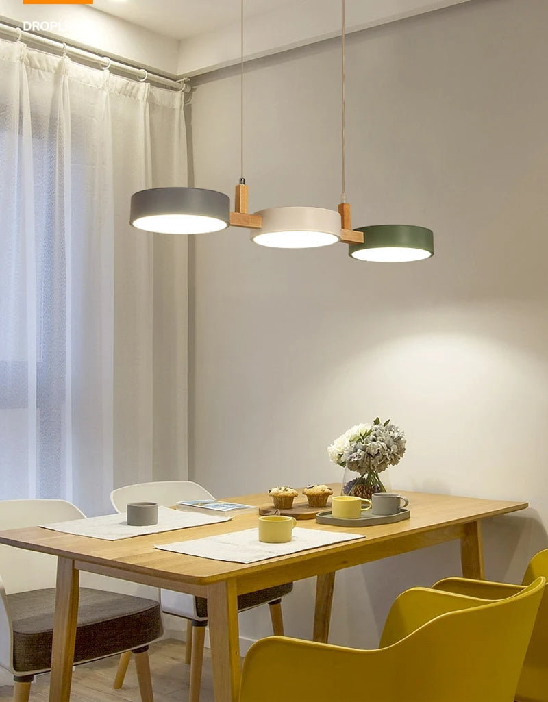 TrioGlow Modern LED Pendant