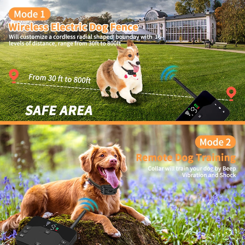 The Wireless Dog Fence Collar