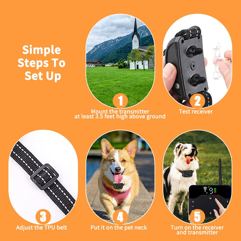 The Wireless Dog Fence Collar