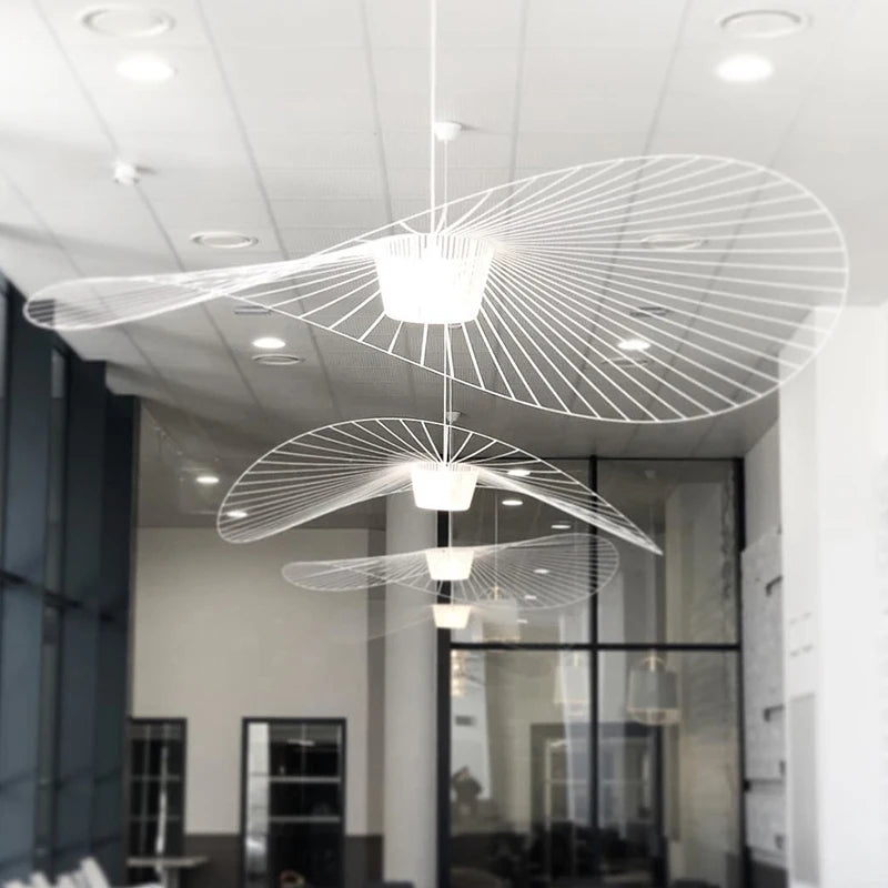 Vrimlo Straw Arc Chandelier